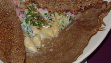 Galette asperge-jambon