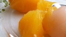 Boules oranges à la fleur d'oranger