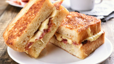 Egg sandwich du petit-déjeuner