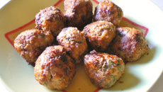Boulettes de bœufs aux épinards