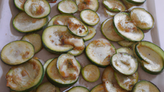 Courgettes relevées