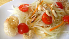 Salade de papaye verte économique