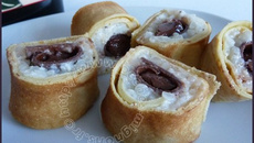 Sushi de crêpes au nutella