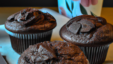 Cupcakes savoureux au chocolat