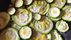 Courgettes crues