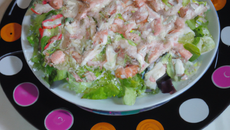 Salade de Princesse Amandine au surimi ou au saumon