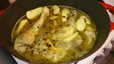 Cuisse de poulet au cidre