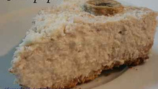 Cheesecake banane-noix de coco