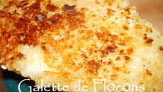 Galette de flocons de riz vanillée