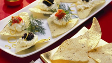 Tortillas nappées aux œufs de lump