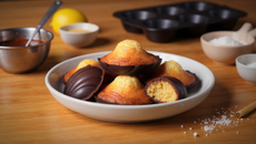 Madeleines coque chocolat