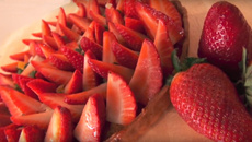 Tarte aux fraises acidulée