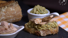 Guacamole de courgettes au thon