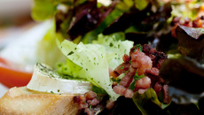 Salade de chèvre chaud rapide