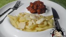 Sauce arrabiata au poulet et penne