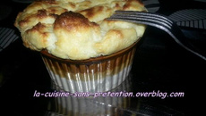 Soufflé au fromage coulant