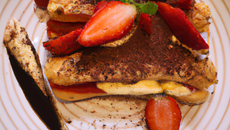 Tiramisu aux fraises, marsala et café