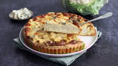 Tarte au chou-fleur et à la fourme d’Ambert