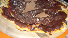 Pizza chocolat tagada