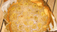 Tarte à la banane et au lait de coco