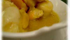 Noix de Saint Jacques au vinaigre de mangue