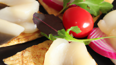 Galettes fourrées au hareng fumé