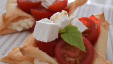 Feuilletés tomate feta