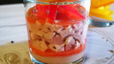 Verrine de poivron et thon