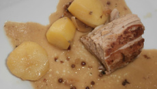 Filet mignon aux baies roses