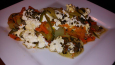 Papillote de légumes printaniers au Saint-Môret et leur filet de cabillaud