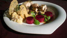 Déclinaison de lapin et rissoto autour de la morille