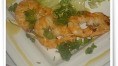 Crevette au citron vert