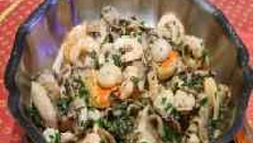 Poêlée aux crevettes et aux noix de Saint Jacques