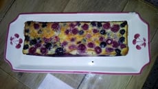 Clafoutis framboises et cassis