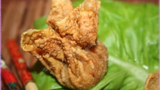 Raviolis frits aux crevettes