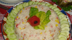 Salade de riz classique