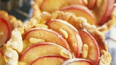 Tarte aux pêches à l'amaretto