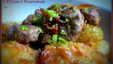 Emincé de canard mariné au combava