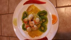 Entrée exotique froide et chaude