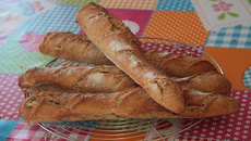 Baguettes semi complètes au levain Kayser