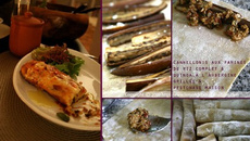 Cannellonis à l'aubergine grillée et à la pestonade