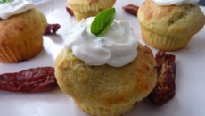 Cupcakes chèvre et tomates séchées