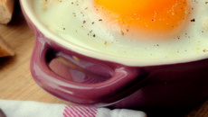 Œuf cocotte poireaux chorizo topinambour