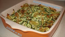 Gratin de pennes aux courgettes