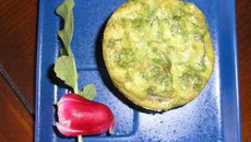 Flan de fanes de radis