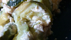 Gratin de courgettes à la ricotta ou cottage cheese