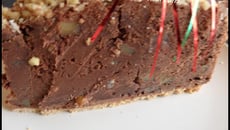 Brownie au chocolat et crème de marron