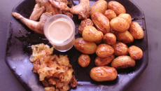 Cailles poêlées et ses pommes de terre sautées