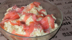 Salade de pommes de terre au saumon fumé