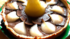 Tarte poire chocolat à la crème d'amande